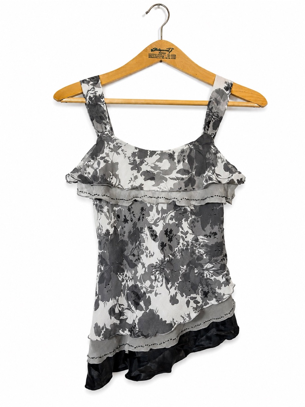 New York City Design Co Silk Cami Tank Top Vintage Whimsigoth Fairycore Y2K Sz M